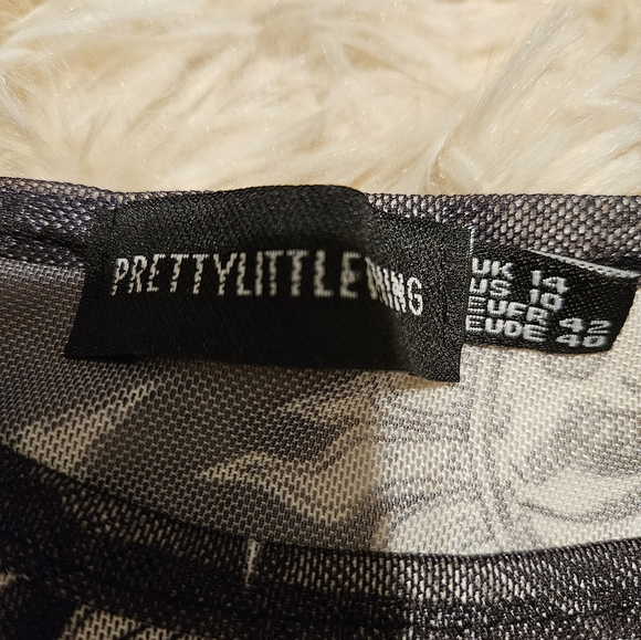 Pretty Little Things Mesh Cropped Top - Picture 3 of 7